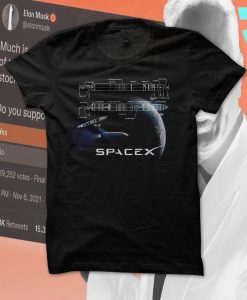 Space X outer space falcon 1 model Mix shirt funny T shirt