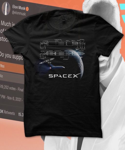 Space X outer space falcon 1 model Mix shirt funny T shirt