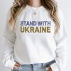 Stand with Ukraine Leopard sweatshirt