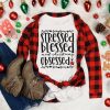 Stressed blessed and Christmas obsessed T-shirt