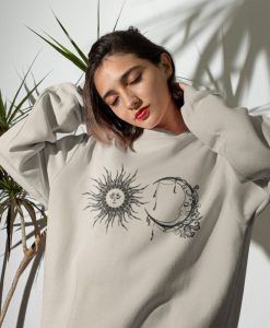 Sun and Moon Boho Sweatshirt