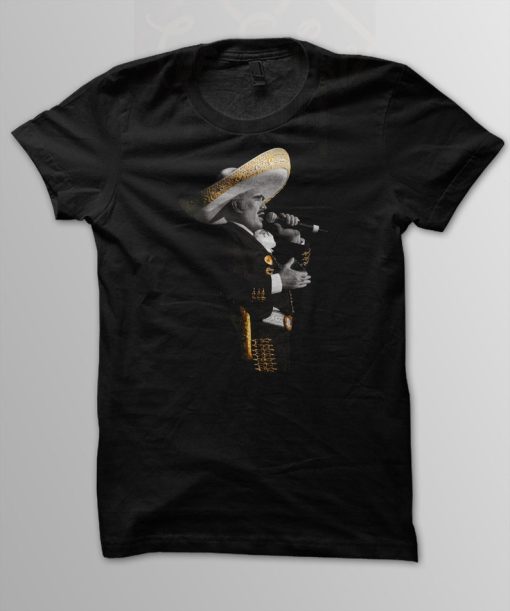 Vicente Fernández Singing Tee T Shirt