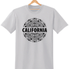 CALIFORNIA PRINTED MENS WOMEN T SHIRT