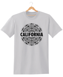 CALIFORNIA PRINTED MENS WOMEN T SHIRT