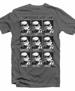 Expressions of Stormtrooper Jedi Master t-shirt