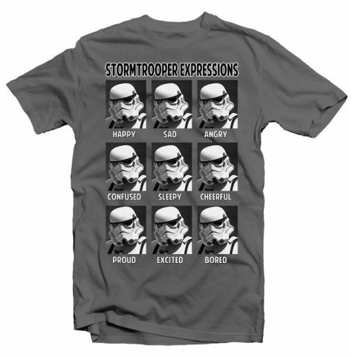 Expressions of Stormtrooper Jedi Master t-shirt