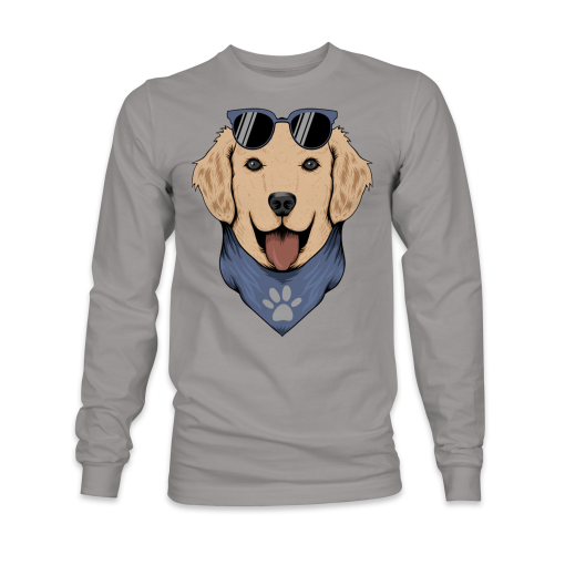 Golden retrievers dog puppy pet animal long sleeve Sweatshirt