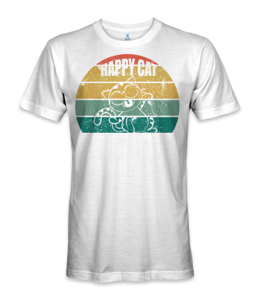 Happy cat! I love my pet animal t-shirt