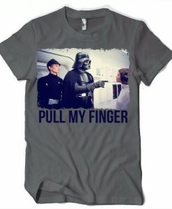 Princess Leia Rebel pull my finger funny t-shirt