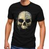 Skull Tattoo Tribal Print T-Shirt