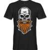 Skull with long beard t-shirt