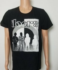 The Doors Rock Band Music Graphic Black T Shirt