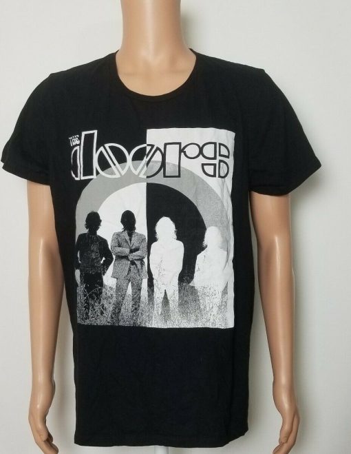 The Doors Rock Band Music Graphic Black T Shirt