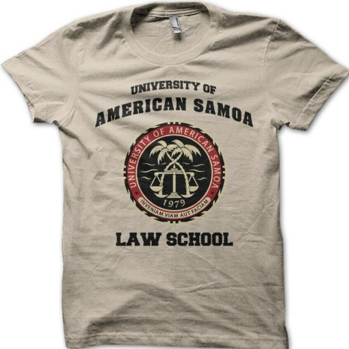 University of American Samoa law t-shirt