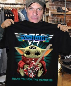 Van Halen And Baby Yoda Thank You For The Memories Shirt