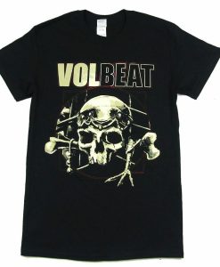 Volbeat Voodoo Skulls & Bones Black T Shirt