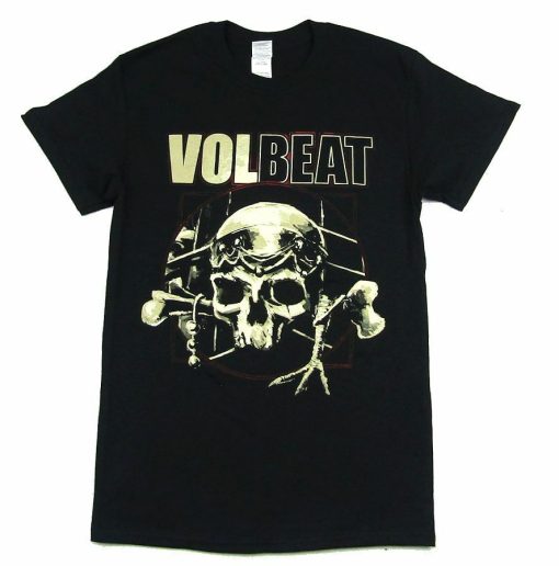 Volbeat Voodoo Skulls & Bones Black T Shirt