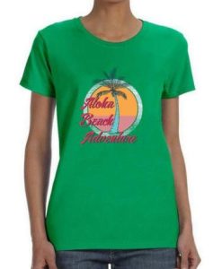 Aloha Beach Adventure Shaped T-shirt