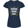 Antisocial I Prefer to Go Hunting Hunter Womens T-Shirt