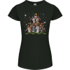 Christmas Cat Tree Funny Xmas Womens T-Shirt