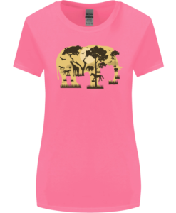 Elephant Ecology Animal Womens Wider Cut T-Shirt