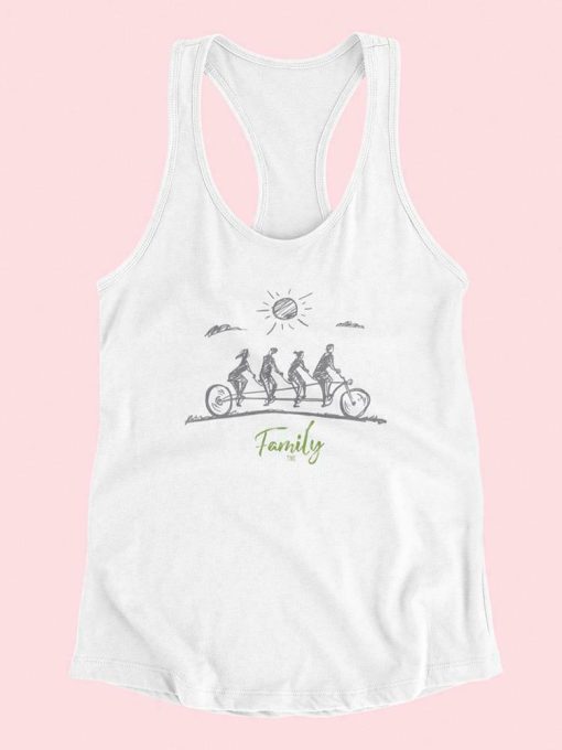 Family Cute Sketch Tank top