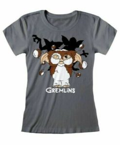 Gremlins Gizmo Fur Balls Grey T-Shirt