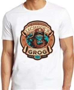 Grog Ghost Pirate Monkey Island Lechuck's Brewery T Shirt