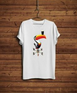 Guinness Retro Toucan Weathervane Cotton Tee T-Shirt