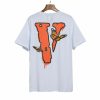 NEW Summer Vlone Butterfly print Casual T-shirt