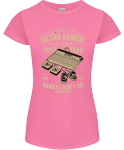 Retro Gamer Funny Gaming Womens T-Shirt