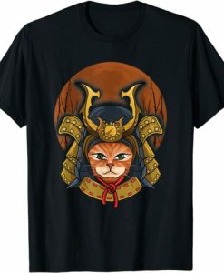 Samurai Cat t shirt