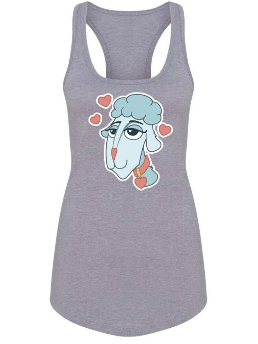 Sheep In Love Cartoon Tank top