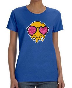 Smile Face Hypnotic Shaped T-shirt