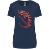 Steampunk Chameleon Iguana Reptile Lizard Womens T-Shirt