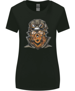 Steampunk Lion Womens Wider Cut T-Shirt