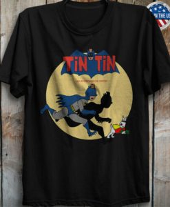 The Adventures Of Tintin Comic Book By Herge Hardback T Shirt