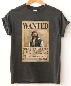 Caribbean Jack Sparrow Wanted Poster T-Shirts