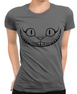 Cheshire Cat Face Ladies T-Shirt