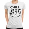 Chill Sloth Womens tshirt