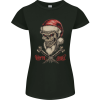 Christmas Santa Skull Heavy Metal Biker T-Shirt