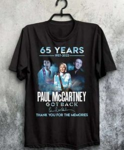 Paul Mccartney Got Back 2022 T Shirt