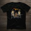 ZZ Top Rock Band Billy Gibbons Dusty Hill Frank Beard Black T-Shirt