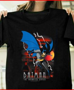 Batman Animated Series Lightning Strikes T Shirt