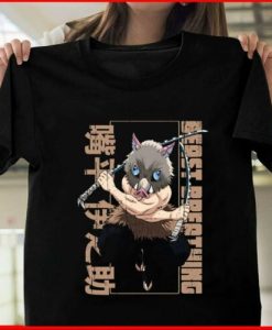 Demon Slayer Inosuke Hashibira Manga Hot Tee Anime T Shirt