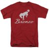 Ford Bronco Chrome BRONCO Logo Licensed Adult T-Shirt