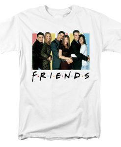 Friends Cast Logo Licensed Adult T-Shirt