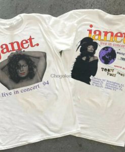 Janet Jackson Live In Concert World Tour T Shirt