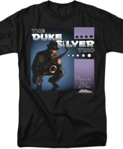 Parks And Recreation Duke Silver Album Cover Licensed Adult T-Shirt