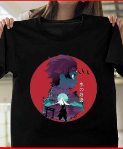 Sun And Tanjiro Demon Slayer Kimetsu No Yaiba Anime T_Shirt